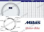 МОТО ГУМА ВЪНШНА 2 1/2-17 (2.50-17) 43J TL/TT MC11 МИТАС-4